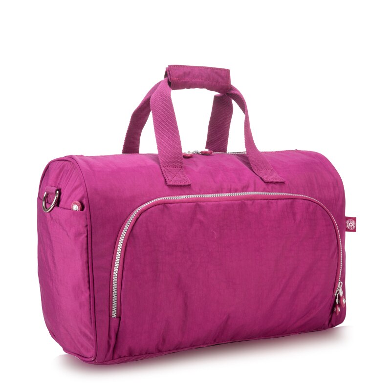 TEGAOTE herren Wasserdichte Reisetasche Große Kapazität Reise Tasche Frauen Nylon Gepäck Reise Duffle Handtaschen unisex: Violett rot