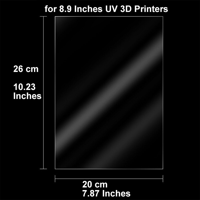 FEP Film for 8.9in LCD DLP SLA 3D Printer Part FEP Sheets For Photon Mono X Elegoo Saturn 3D Accessories UV Resin Release films