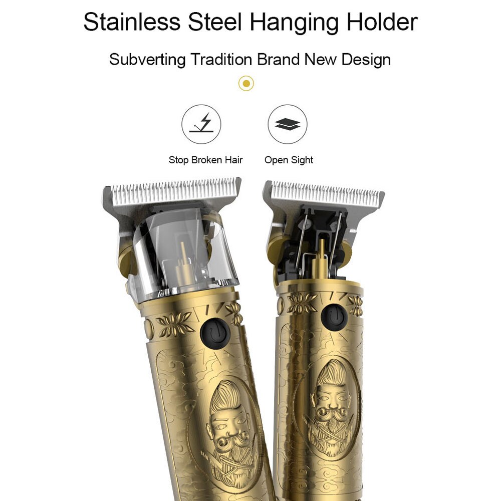 Electric Hair Clipper Rechargeable Beard Shaver Portable Hair Trimmer Cordless Men Hair Cutting Machine
