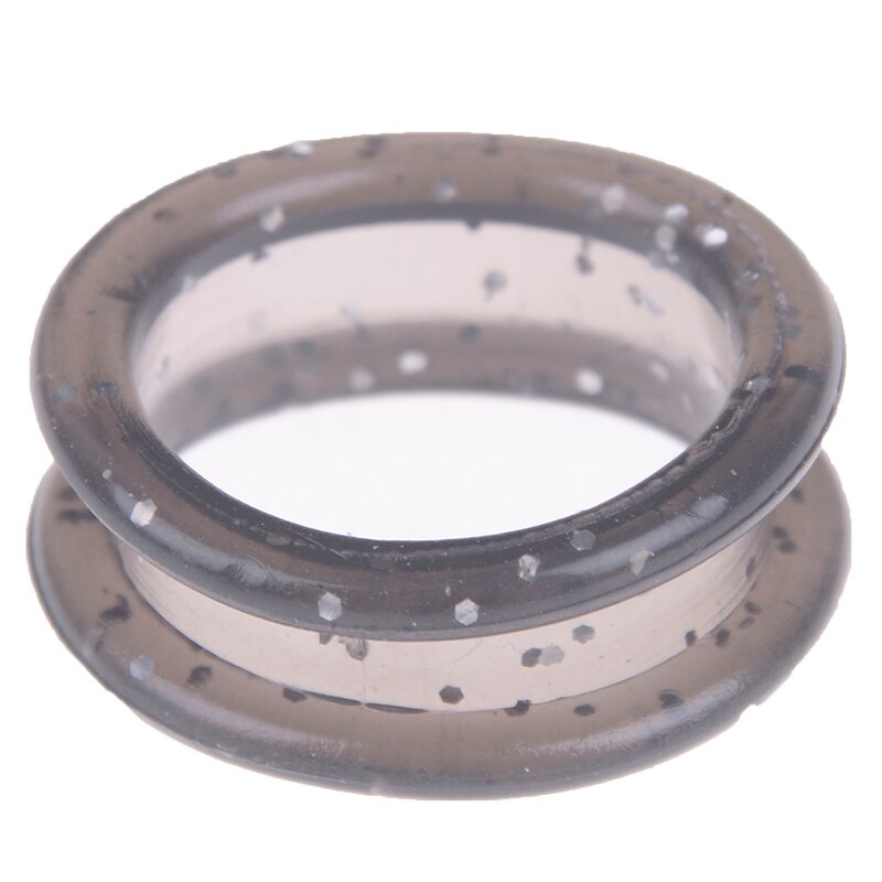 Tijeras anillo colorido de Gel de sílice de pelo tijeras de anillos de barbero, anillo de corte de pelo tijeras círculo tijeras de peluquería 5 unids/set