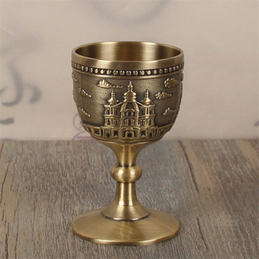 Retro oldtidens egypten metal shotglas bar hjemme cocktail spiritus kobber kop korte vinglas farao cleopatra rameses ra gud: Default Title