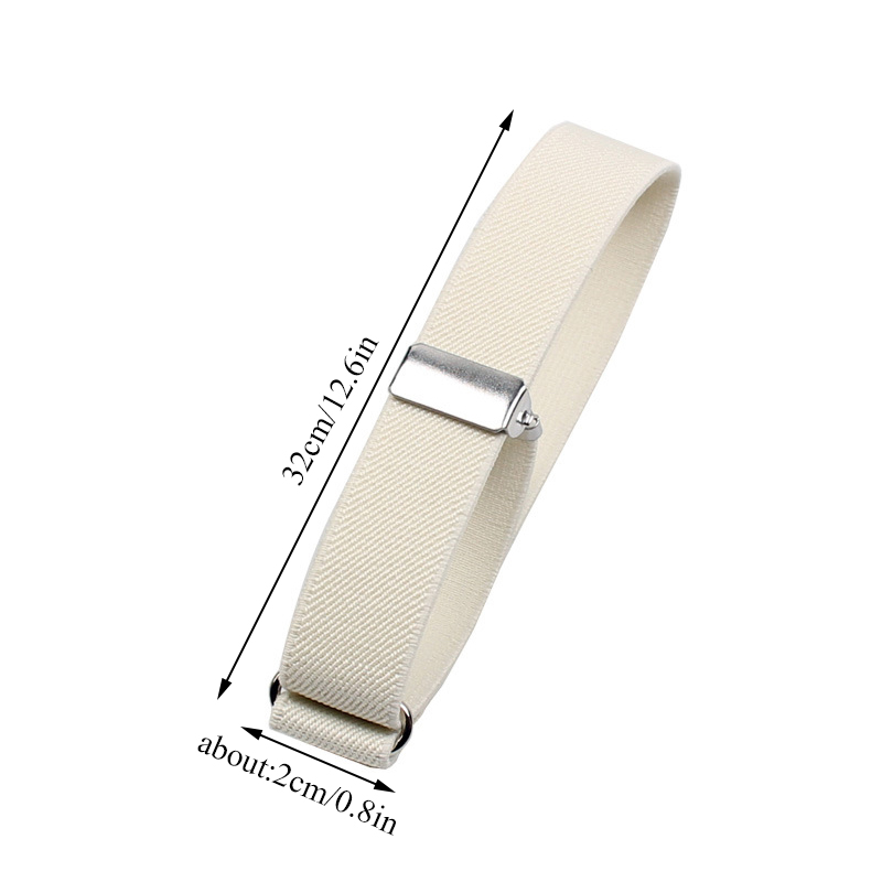 HEIßER 2Pcs Herren Hülse Strumpfbänder Halter Elastische Armband Hemd Hülse Halter Frauen Männer Einstellbare Nicht-Slip arm Manschetten Bands