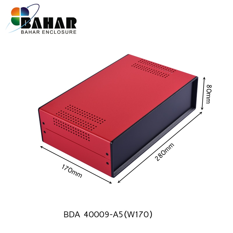 DIY junction box schakelaar distributie geval 280*170*80mm Custom diy Iron project doos voor elektronische behuizing instrument doos 40009