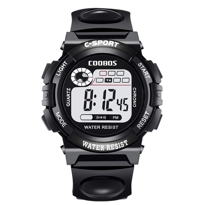 Dameshorloges sport digitaal horloge damesjurken rubberen led-display klok waterdichte polshorloges montre femme