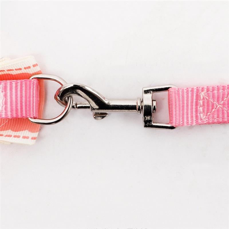 Dorakitten 1Pc Draagbare Kat Riem Leuke Strik Decor Kat Leiband Huisdier Aangelijnd Harnas Set Kleding Accessoires Dierbenodigdheden