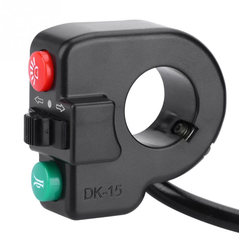 Ebike 3 in 1 Licht Hoorn Turn Switch Knop Elektrische Fiets Hoofd Licht Bel Schakelaar voor Mountainbike E- fiets Elektrische Scooter