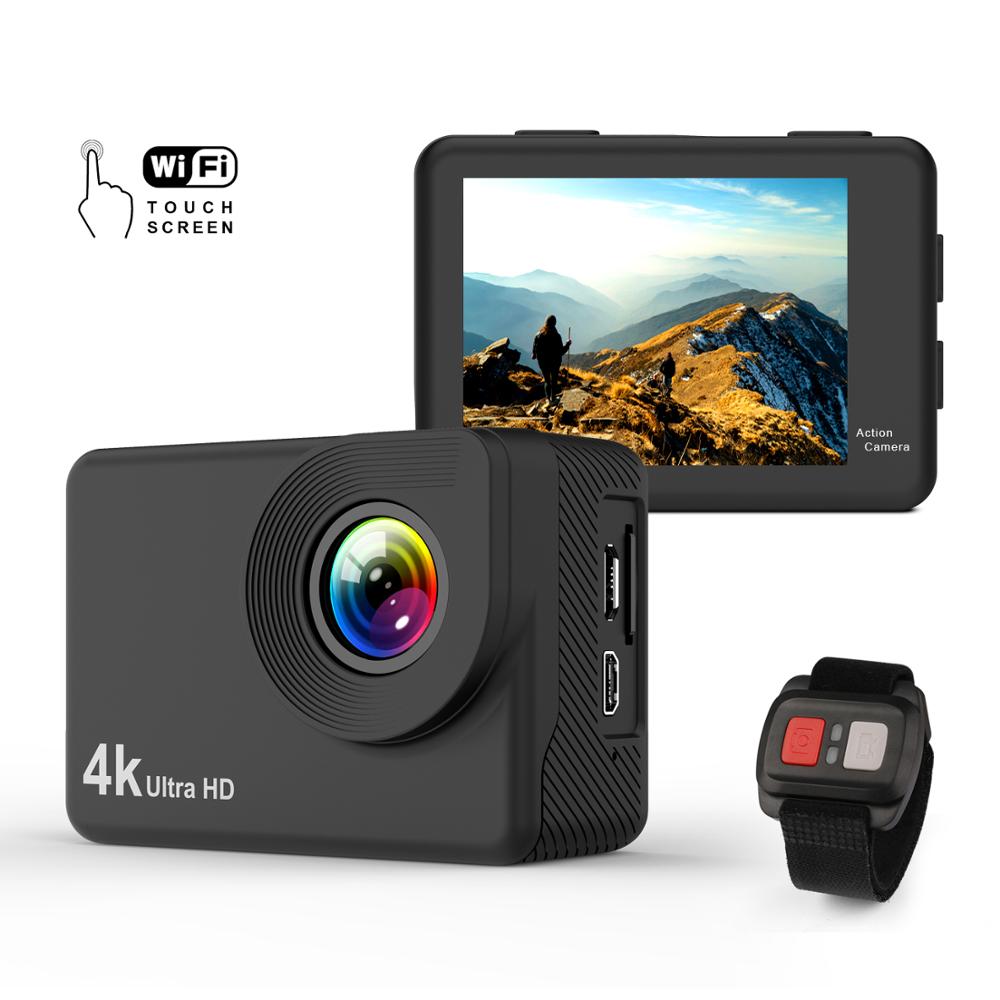 Wimius draussen 4K Aktion Kamera HD 1080P WIFI 2,0 170D Bildschirm Unterwasser Wasserdichte Sport Kamera Video Aufnahme Helm kamera