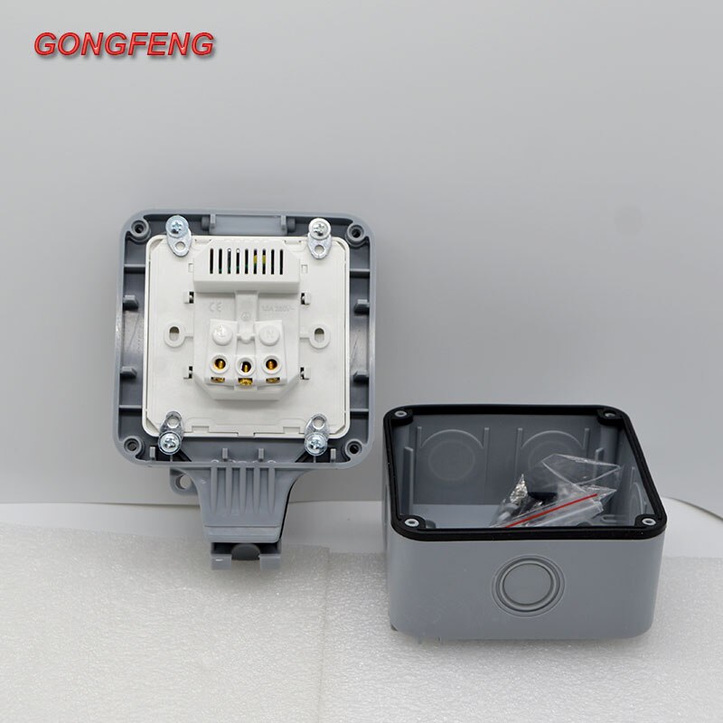 Outdoor Waterproof 5V 2100mA USB Socket Wall Plug UK Standard 250V 13A Power Supply Jack Special