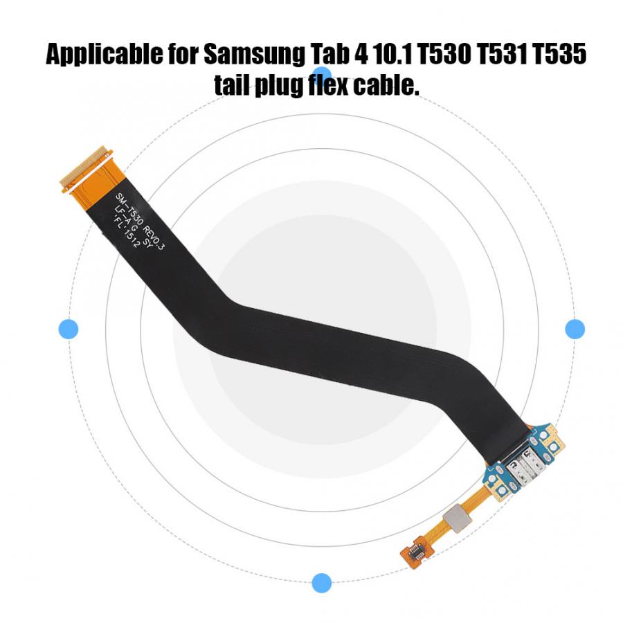 Usb Opladen Connector Poort Flex Kabel Voor Samsung Tab 4 10.1 T530 T531 T535 Port Flex Kabel