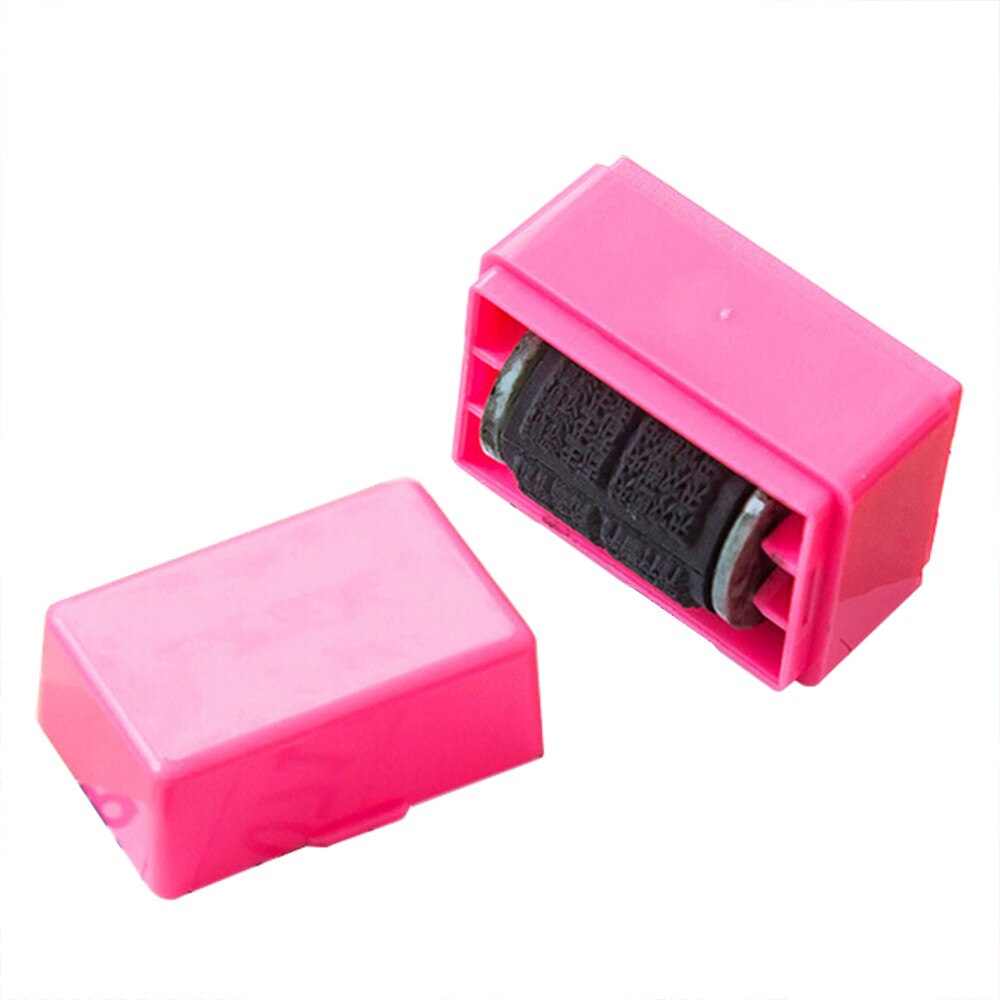 1Pcs Guard Your ID Self Inking Roller Stamp SelfInking Stamp Messy Code Security Office Confidentiality Confidential Seal