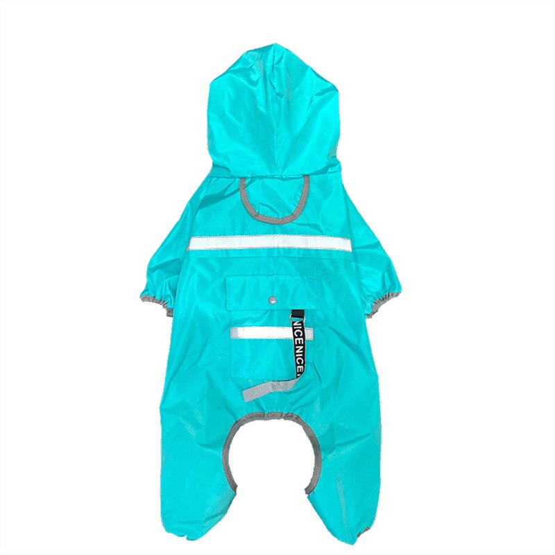 Welsh Corgi Dog Raincoat Poodle Bichon Frise Schnauzer Shiba Inu Dog Clothes Waterproof Clothing Jumpsuit Pet Outfit Rainwear