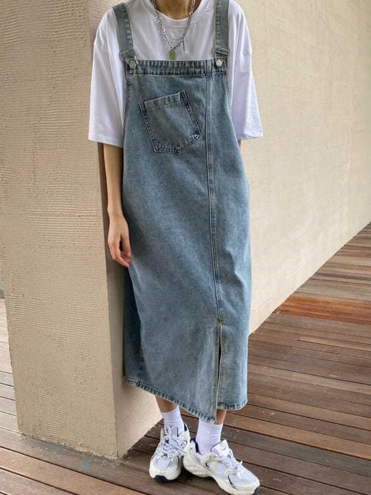 Frühling Sommer Denim Insgesamt Kleid Frauen Ärmellose Jeans Kleider Weibliche Feste Unterhose Beiläufige verlieren Spaghetti Gurt Kleider: XXL