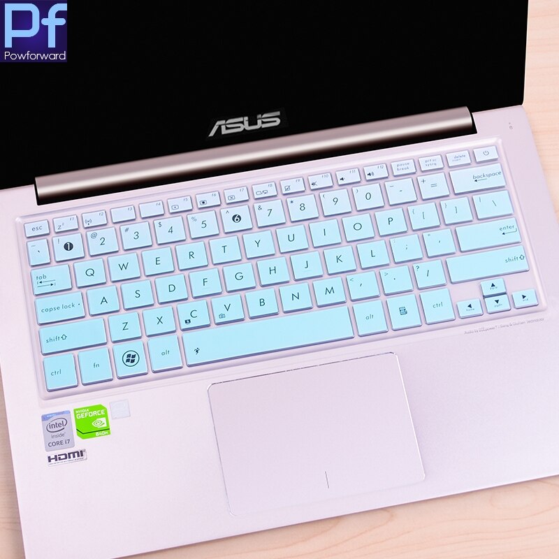 Silicone Keyboard Cover Protector for ASUS ZenBook UX300 UX300U UX300UA UX310 UX330 UX330U UX330UA UX330C UX305FA 13.3 Inch: fademint