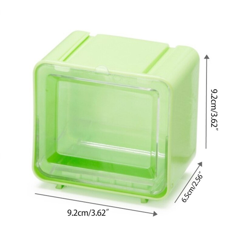 Compact Stackable Desk Organizer with Lid Art Crafts Tools Storage Case for storage Scrapbooking Washi Tapes Stationery