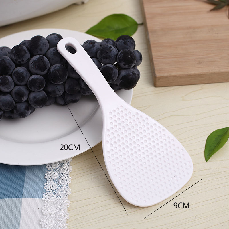 2Pcs White Non Stick Plastic Rice Shovel Sushi Rice Paddle Hand Roll Spoons Kitchen Gadgets Tool Accessories