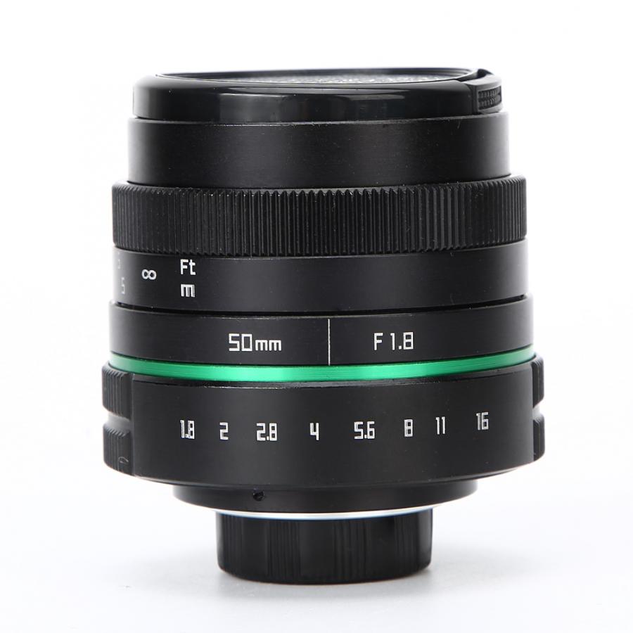 50mm F1.8 duża przysłona APS-C pół-ramka ręczne ustawianie ostrości C mocowanie obiektyw robić Sony E mocowanie robić kanon ef-mmount robić montażu Fuji FX itp.