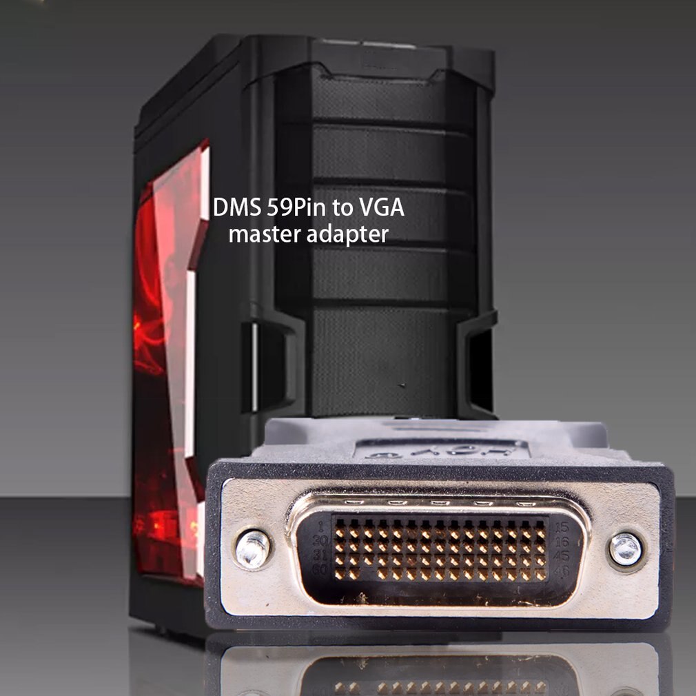 1 à 1 DMS-59 DMS59 59Pin DVI Mâle À 1 Port VGA Femelle Vidéo Y Splitter Câble COURT DMS 59Pin à VGA Câble