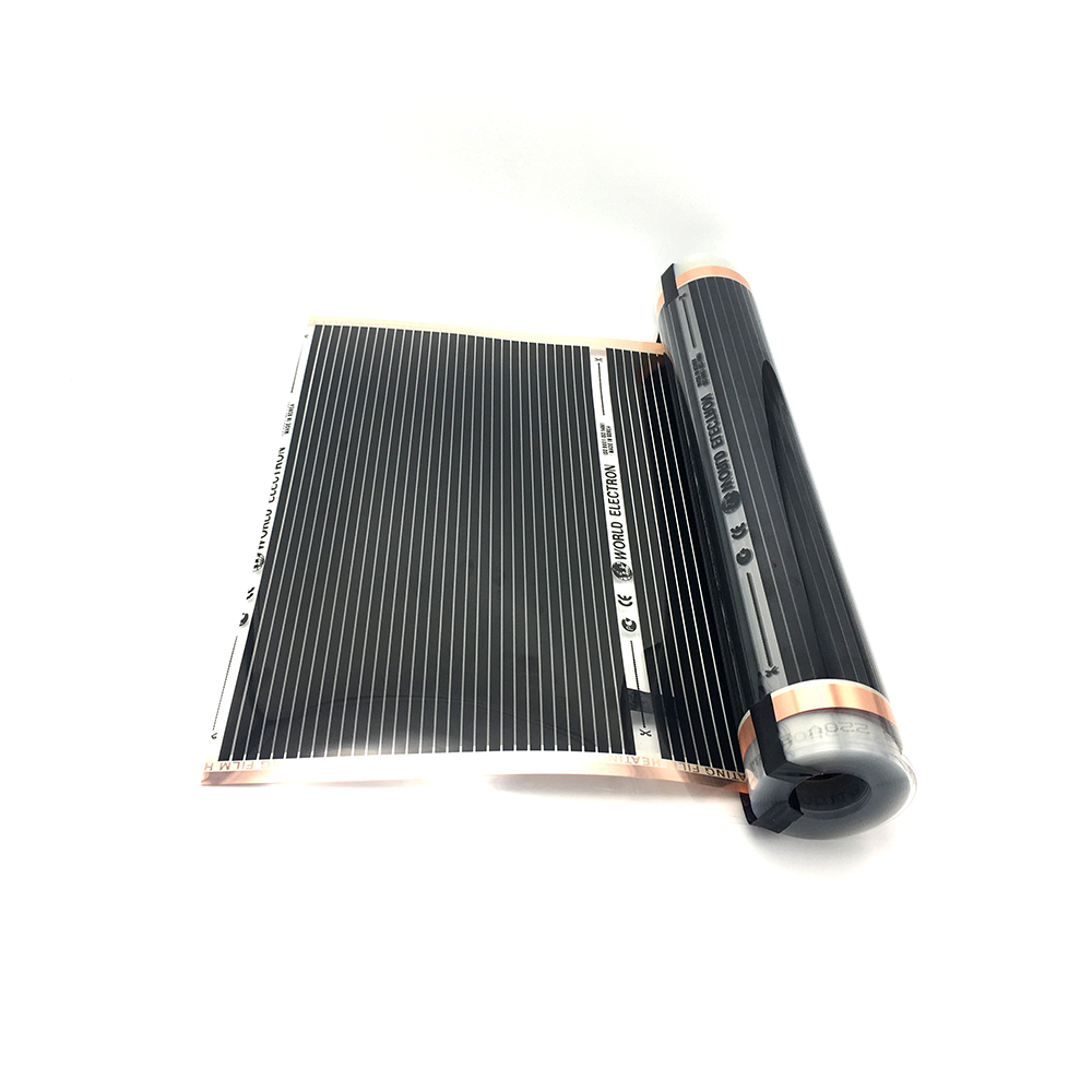 400w/m2 Infrared Carbon Underfloor Heating Film AC220V Warm Floor Mat