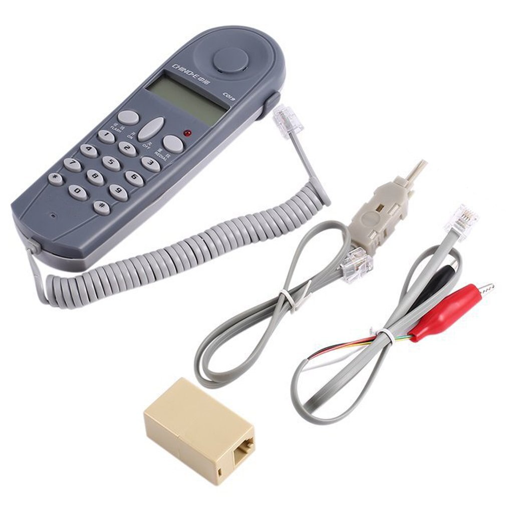 Telefon Telefon Hintern Test Tester 1 Set C019 Überprüfen FÜR Telefon Linie Fehler Professionelle Gerät Lineman Werkzeug Netzwerk Kabel Set