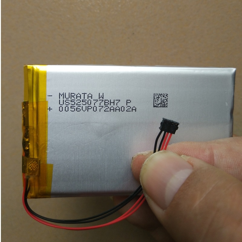 Batteri til fiio  x5 x3 x7 i ii afspiller li-po polymer genopladelig akkumulatorpakke udskiftning 3.7v 3600 mah +sporkode
