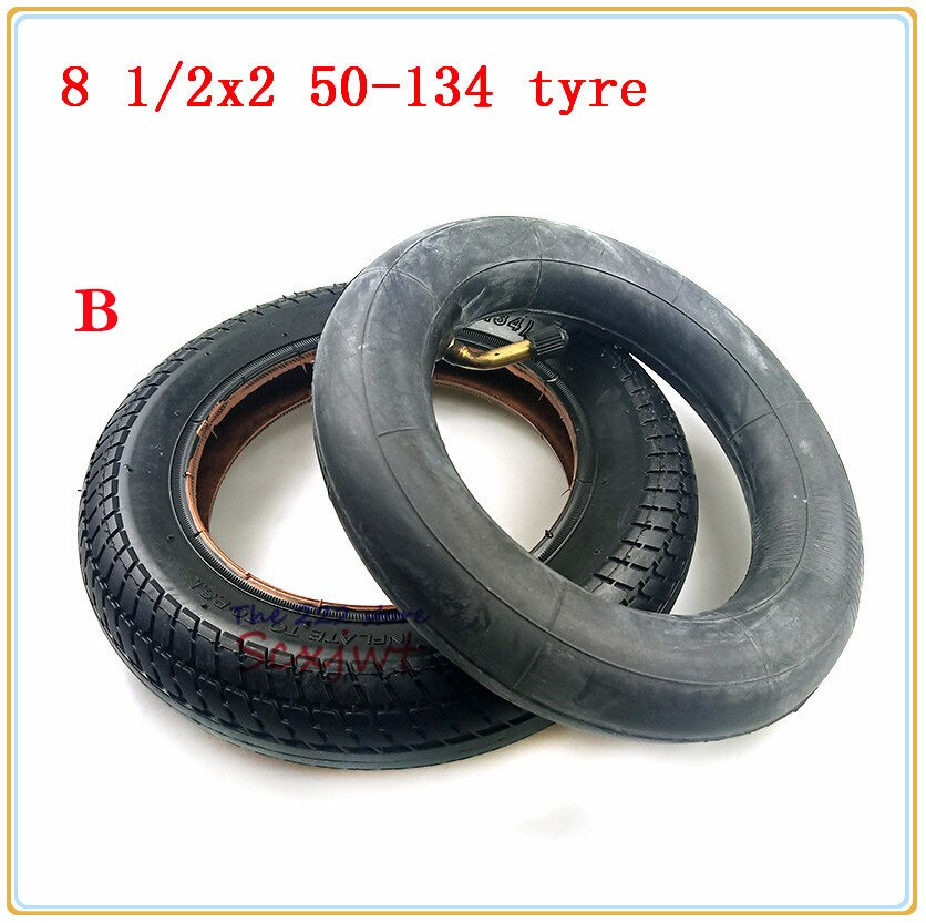 8 1/2X2 (50-134) exterior del tubo interno del neumático sólido para Gas eléctrico inteligente Scooter 8,5 "2x8,5 neumático de la rueda: tube and tyre B