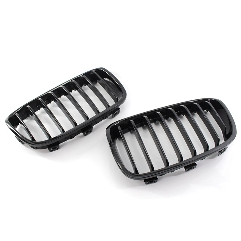 Rejilla frontal negra brillante para Bmw F20 F21 1 Series