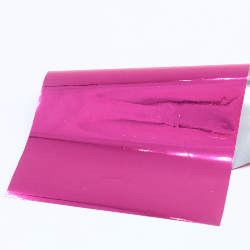 Heißprägefolie Papier Holographische Wärme Transfer Aluminium Laminator Folie 100 stücke für DIY Kunst Handwerk Weihnachten Verpackung Papier: Rose rot
