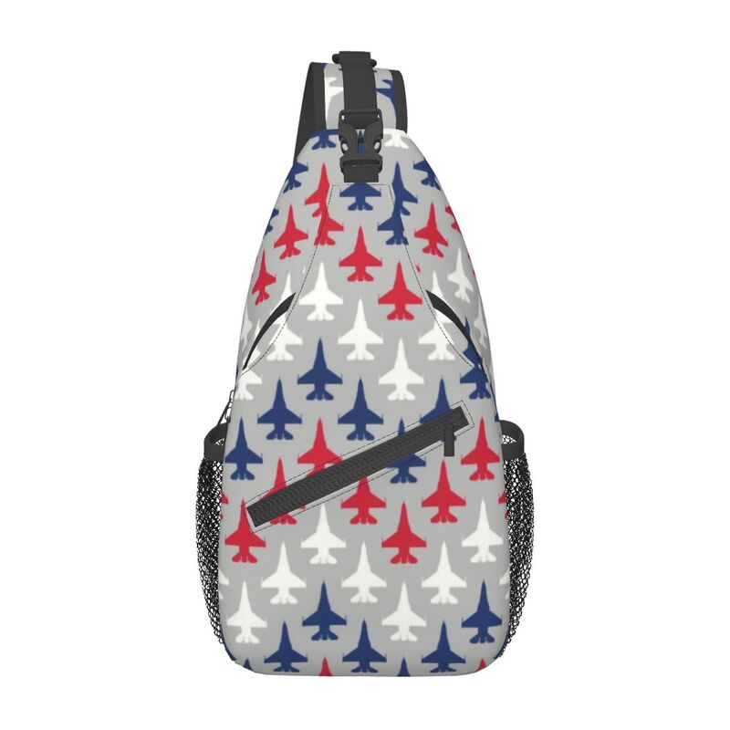 Cool Aviation Plane Crossing Sling Bags for Traveling Men's Airplane Aviator Pilot Chest Crossbody Backpack Shoulder Daypack: Brown