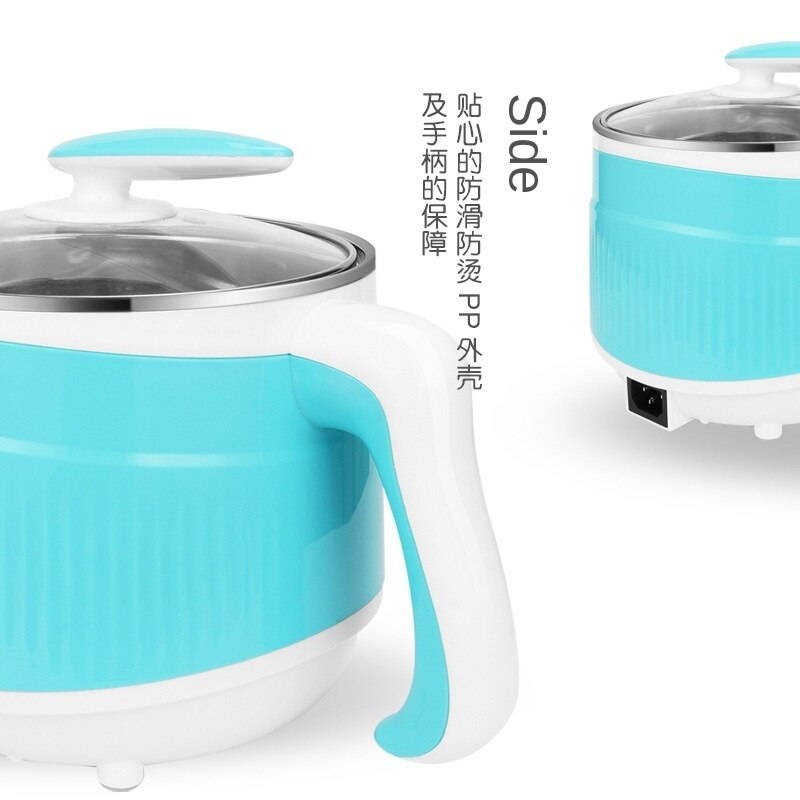Mini Electric Multi Cooker Multifunctional 304 Stainless Steel Mini Electric Pot Soup Maker Student Pot Cooker Noodle Cooker
