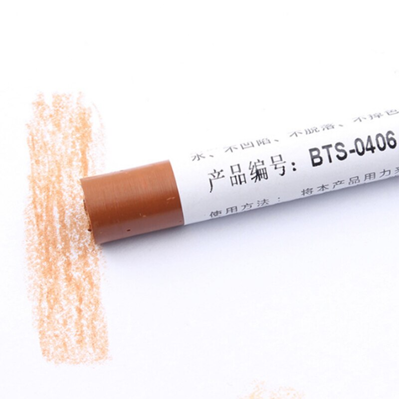 1pc Scratch Repair Pen Wax Wooden Furniture Floor Repair Pens Damaged Scratch Repair Crayons Repair Materials For Home Gadgets: 0406