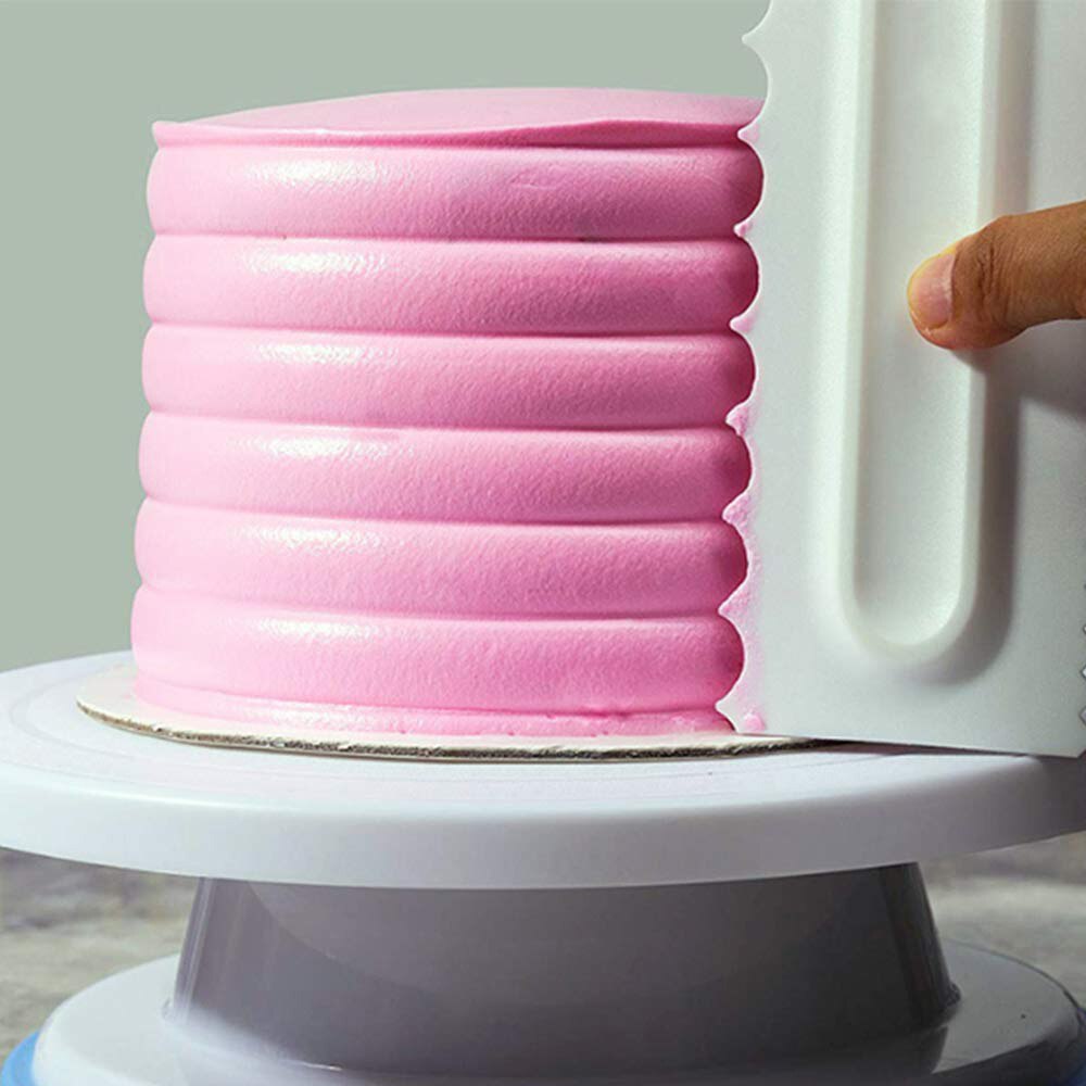 Cake Decorating Kam Icing Soepeler Cake Schraper Gebak Vip Voor Schraper Cake Tool Plastic Texturen Bakken Tools