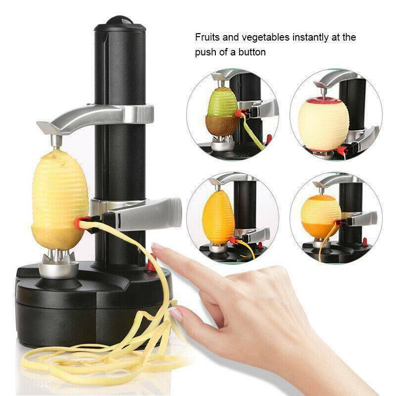Electric Automatic Peelers Fruit Vegetable Potato Skin Peeler Cutter Kitchen Utensil Multifunctional Zesters Peelers