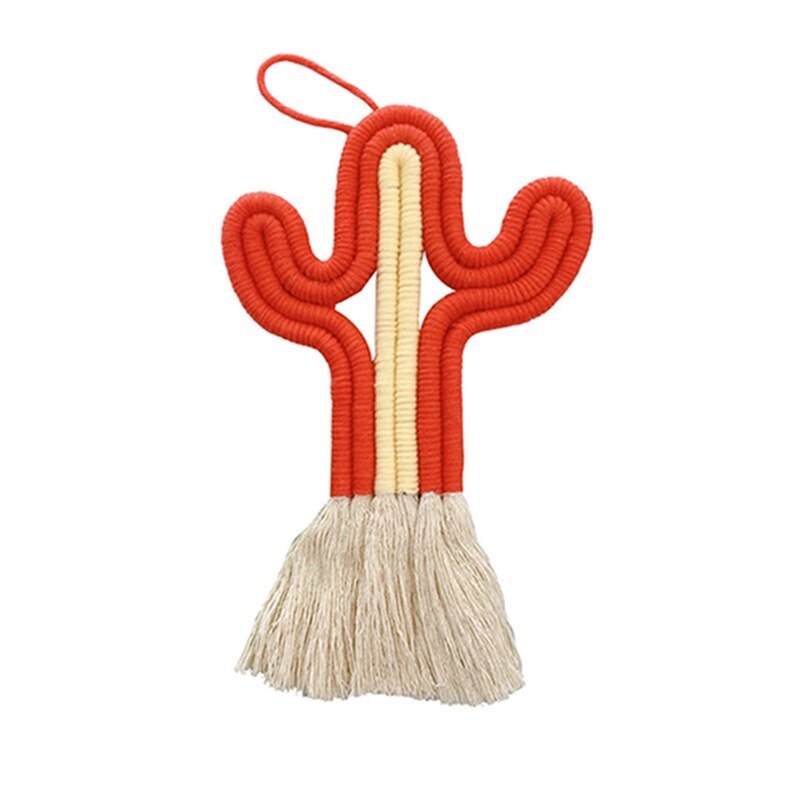 INS Handgemachte Kindergarten Decor Macrame Hängen Wand Dekor Kaktus Ornamente Kinder Bett Room Decor Baby Baby Foto Requisiten Home Decor: S12