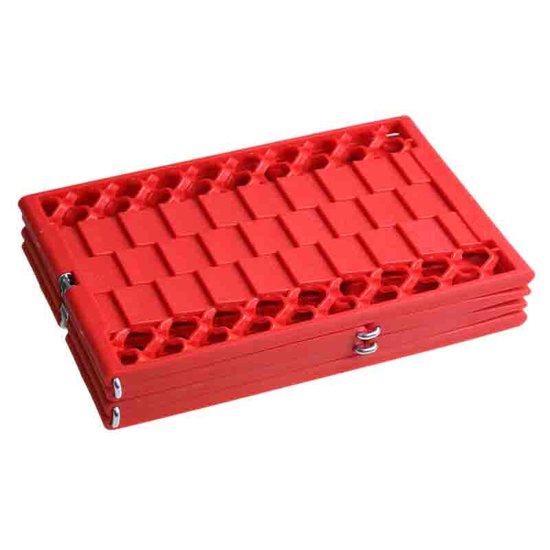 2 stk universal gummi sammenleggbart bilhjul antiskli pad folding skid plate dekk trekkraft