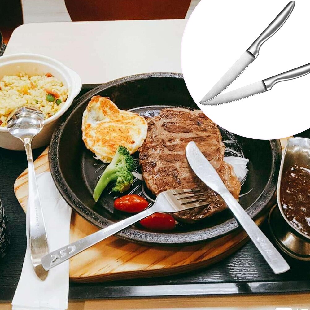 Middag bestik bryllup rustfrit stål varmebestandig vestlig stil bøf