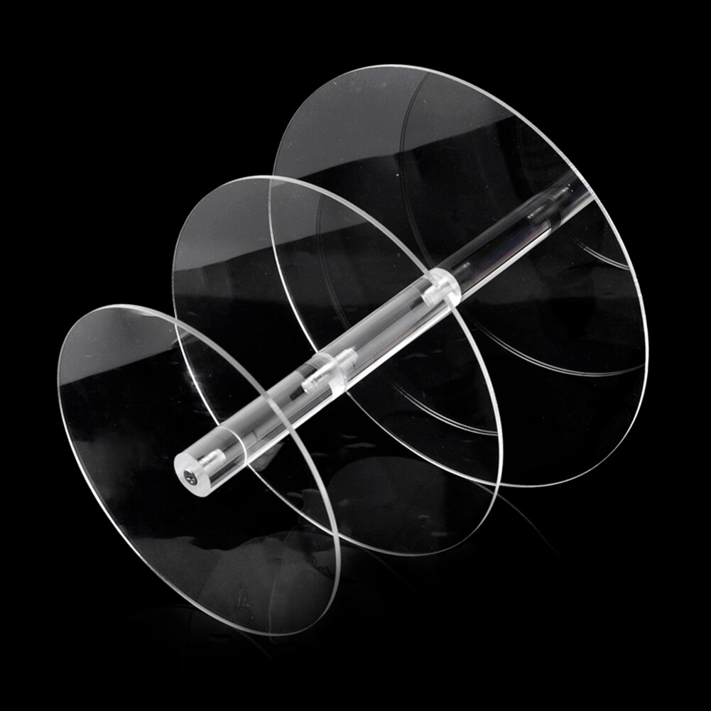 Transparent Round Acrylic 3/4 Tier Cake Holder Party Cupcake Display Stand Rack Glass Cake Stand Macaron Display Stand