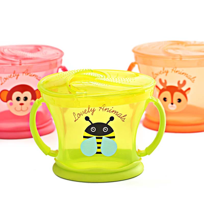Baby snackvanger beker veilige snackbeker anti-mors snackbeker servies babyvoedingsbeker kom