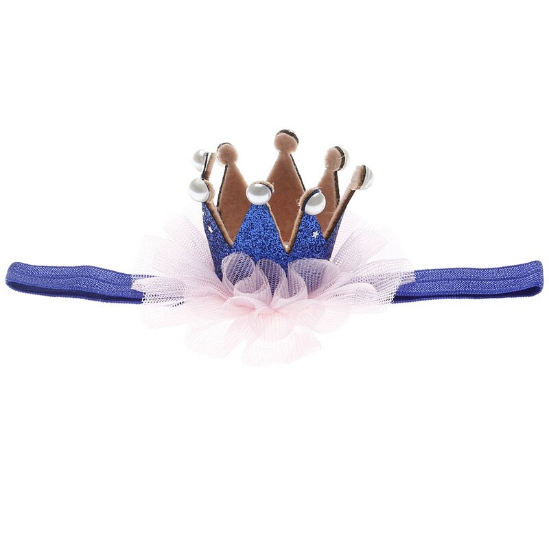 MAYA STEPAN 1 PCSBaby Ragazza Della Fascia Infantile Accessorio Dei Capelli del Panno Regalo di Compleanno Per Bambini Corona Floreale Dei Bambini Appena Nati Copricapi: 6