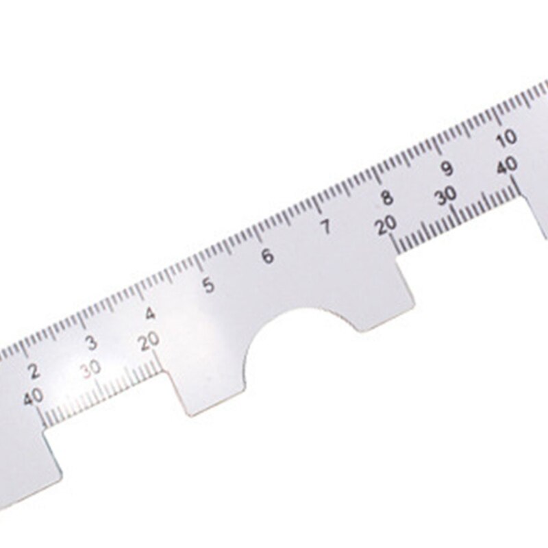 4 Pack PD Ruler Optical Vernier Pupilary Ruler Distance Meter Eye Ophthalmic Tool Straight Edge PD Ruler