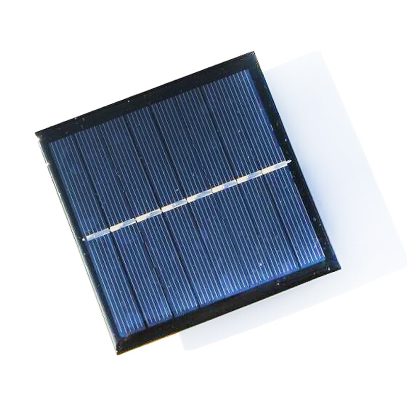 1W 4V Oplaadbare Aa Batterij Solar Mobiele Lader Met Base Voor 2xAA Batterijen Opladen Direct