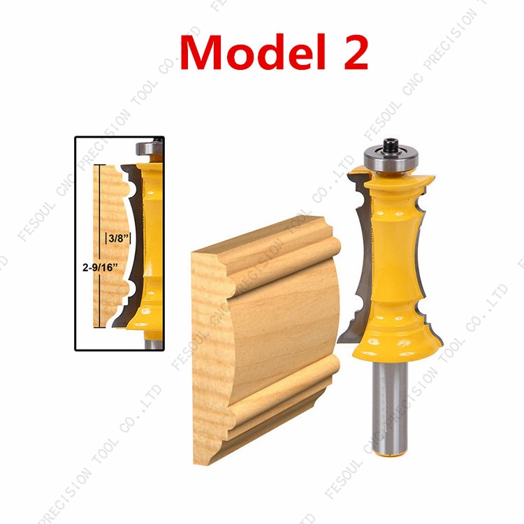 12.7mm shank, CNC Vhm tungsten Frees, houtbewerking router bit, hout frees, kastdeur mes keuken deur