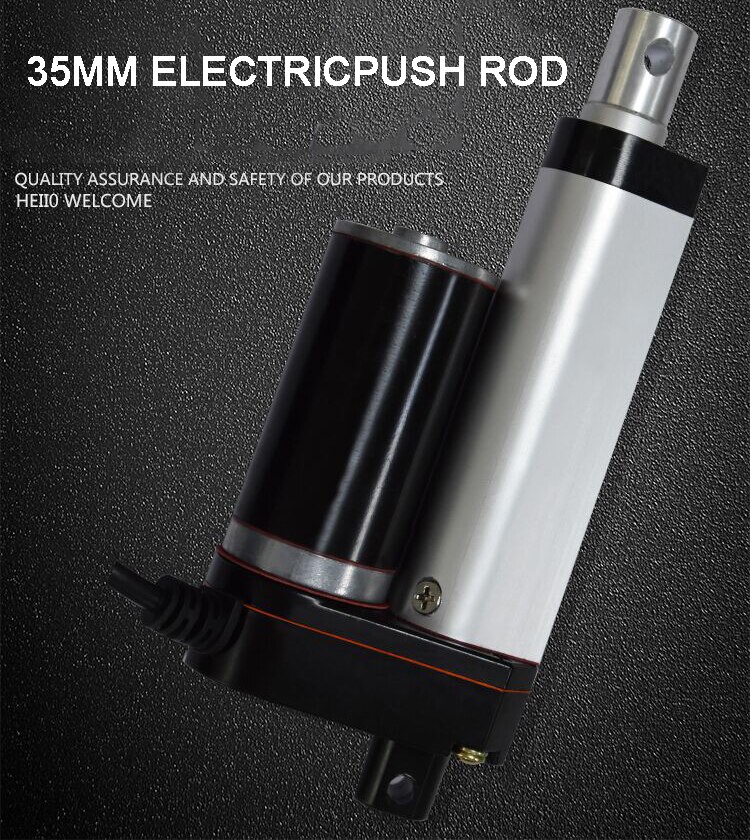 35MM electric linear actuator telescopic rod DC micro motor electric energy saving noiseless push rod home remote control lift
