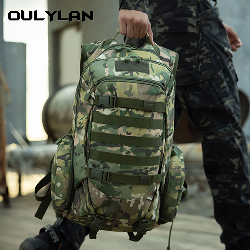 Sac à dos de camping de grande capacité, 55L Keeptics, sacs à dos de plein air, sac de l'armée CamSolomon initié, multifonction,