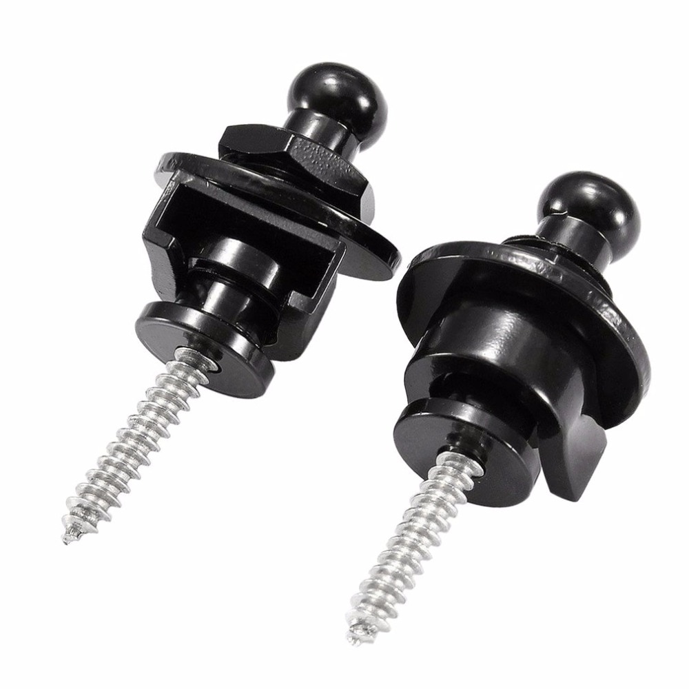 Guitar Bass Schaller Strap Buckle Locks Buttons Round Head Guitar Accessory Chrome Locking Machine Tuners