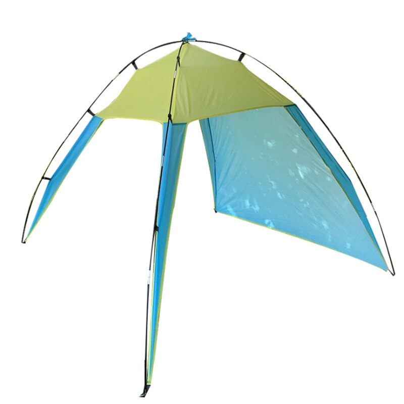 Portable outdoor Camping Beach Tent Fishing Picnic Travel triangle Camping tent UV Protection summer палатка beach accessories: blue