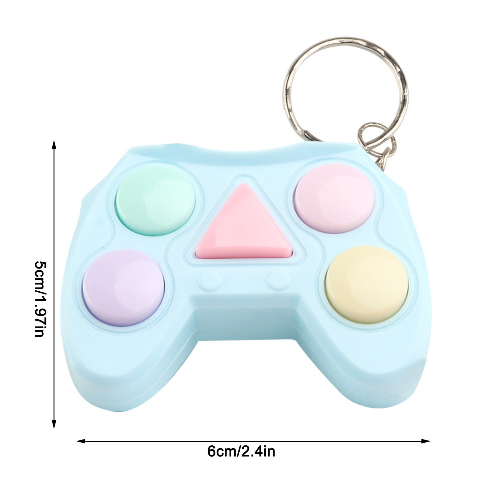 Mini Griff Spiel Keychain LED Elektronische Speicher Spiele Für freundlicher Erwachsene Gamepad bilden Würfel Gerät Keychain Pädagogisches Spiel Spielzeug