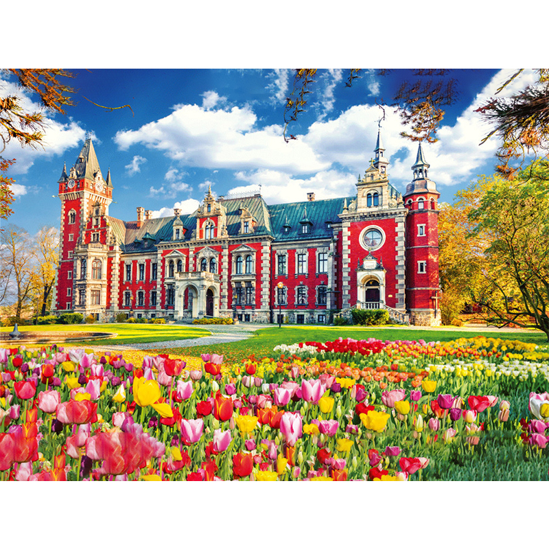 DIY 1000 Pieces Jigsaw Puzzle Educational Puzzle Games Toys Assembling Picture Landscape Puzzles For Adults Children Kids