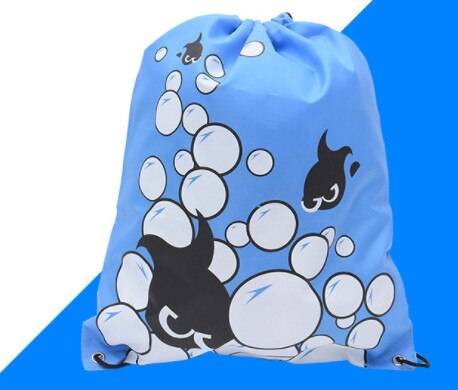 Hjkl draagbare oxford rammstein tas dikke trekkoord riem paardrijrugzak sportschool trekkoord schoenen tas kleding rugzakken waterdicht: D