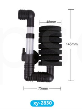 Filtro de esponja bioquímico de Acuario, accesorios de filtros de oxígeno para freír tanques de peces, para criar gambas, XY-2820/2822/2830/2831: XY-2830