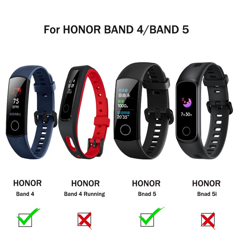 Metal strap For Huawei Honor Band 4 strap Magnetic buckle Metal Bracelet For Honor Band 5 Accessories
